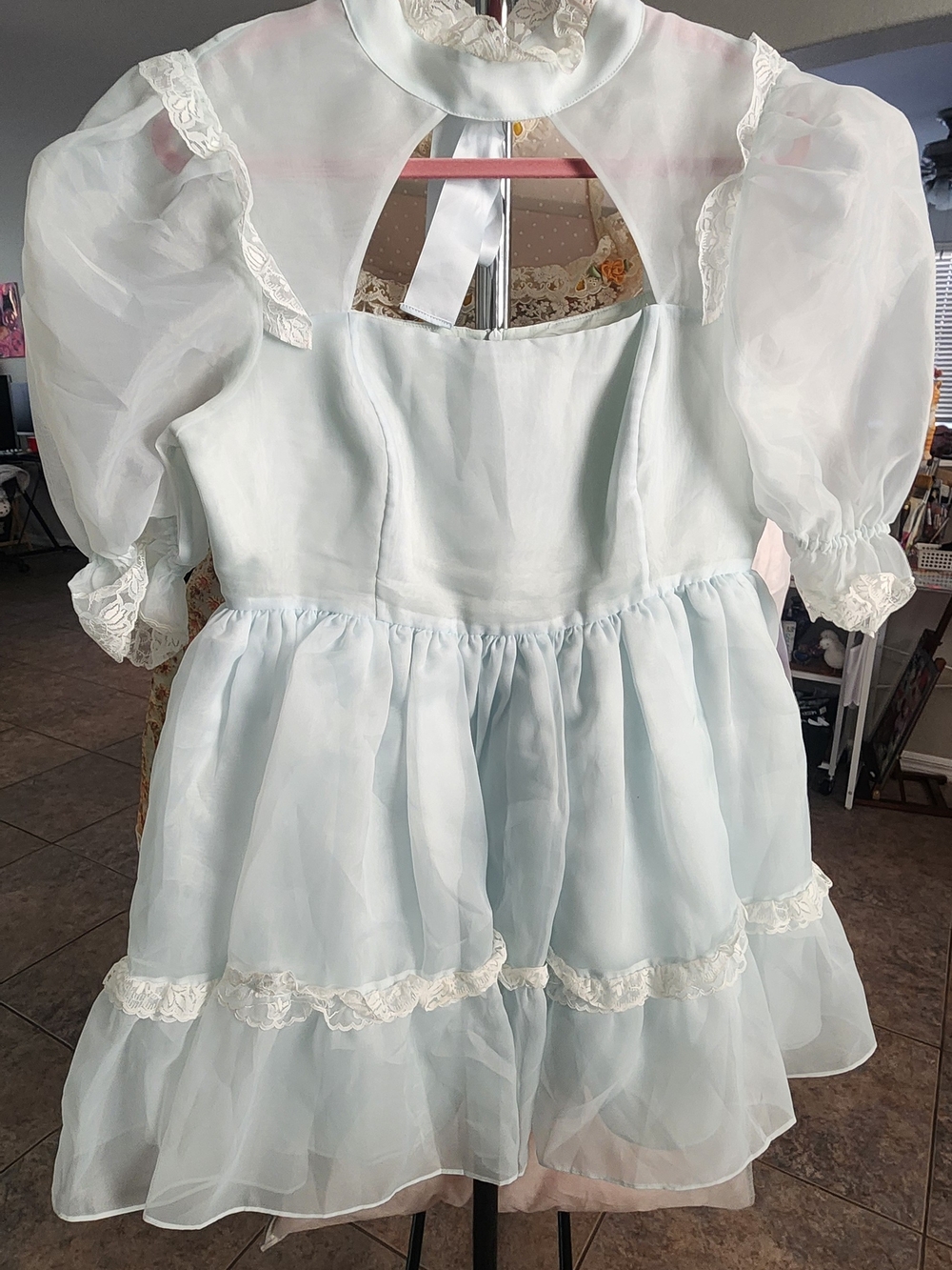 SELKIE The tea cup18th Dress Baby Blue